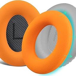 SOULWIT Silicone Ear Pads Cover Protector for Bose QuietComfort QC15 QC25 QC2 QC35 QC45/Ae2 Ae2i Ae2w/SoundTrue & SoundLink AE Headphones Cushions, Sweatproof, Easily Washable - Orange-image-95