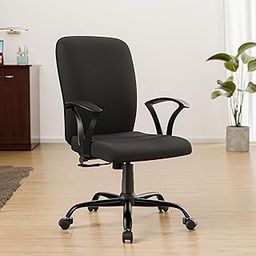 Green Soul Seoul X Office Chair, Mid Back Mesh Ergonomic Home Office Desk Chair with Comfortable & Spacious Seat, Rocking-tilt Mechanism & Heavy Duty Metal Base (Black)-19