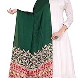 Desibutik Women's Gaji Silk Dupatta, Width 38 inch, Length 2.5 meter-27