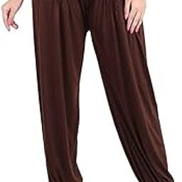 Afgani Women Girls Harem Pant Afgani Brown Color Salwar Pajama Lower Plain Brown Color (Size XXL)-picture-28