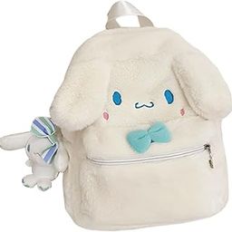 Backpack Cute Cartoon Cinnamoroll School Bag Bookbag With Plush Pendant Travel Backpacks For Teen Girl Girls Women-image-69
