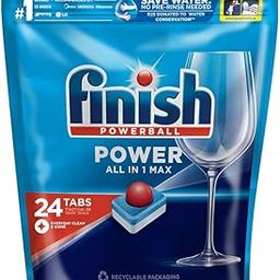 Finish Dishwasher 'All in 1 Max Powerball' - 24 Tablets | World's # 1 Dishwashing Brand-picture-23
