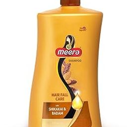 Meera Hairfall Care Shampoo | Enriched with Badam & Shikakai | Strengthens & Nourishes Hair | Paraben-Free | For Men & Women | 1 Litre | Healthy, Strong Hair-image-40