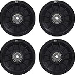 NSS Maxx pro (USA) Bearing Pulley 4" Black Wheel Cable Gym Fitness Equipment Part Set of 8 pcs-25
