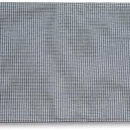 BIGREAMS Unstitched 100% Cotton White & Black Gingham Small Checkered Shirt Fabric For Men's-image-48