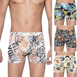 Presents Mens Ultra-Soft Ice Silk Strechable Underwear (Multicolour)-picture-12