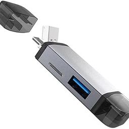 CARE CASE® All in one Card Reader with OTG USB 3.0 SD/Micro SD Card Reader Type C TF, SD, Micro SD, SDXC, SDHC, MMC, RS-MMC, Micro SDXC, Micro SDHC, UHS-I-13