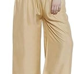 Women's and Girls Cotton Reyon Regular Fit Palazzo Pants - Available Size - 2XL, 3XL,4XL-image-75