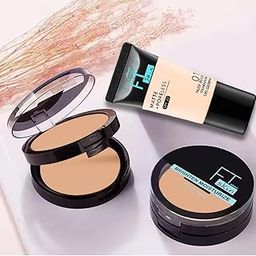 Adbeni Imported Seamless Glow Makeup Combo | Foundation & Compact Powder | Lightweight, Full Coverage & Long-Lasting Matte Finish, Shade-01-image-63