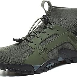 Water Shoes Sneakers Lightweight Hiking Shoes for Outdoor Trekking Casual 39Yard Green (Athletic)-image-80