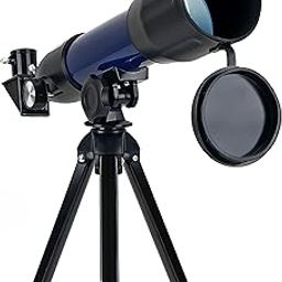 Cezo 50MM Telescope 90X Zoom HD Focus Astronomical Telescope Refractor with Mobile Stand and Portable Tripod Stand High Power Telescope Gift for Kids, to Explore Moon, Planets, Stargazing-22