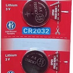 Pan@Sonic CR2032 3V Lithium Coin Battery - Long Lasting Battery - 2 Count-24