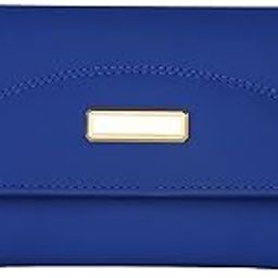 Women's Synthetic Leather Two-Fold Hand Clutch Wallets Mobile Hand purse 4 Separate Multiple Card Slots-image-87