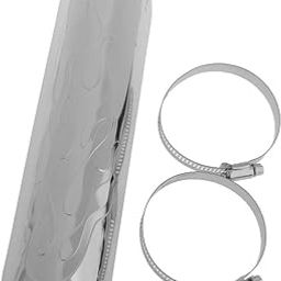 Meadawgs®Electroplate Exhaust Pipe Heat Shield with s for Harley| Motors | Parts & Accessories | Motorcycle Parts | 1 x Exhaust Pipe Heat Shield 2 x s-26