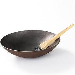 Henna Mixing Iron Bowl, Natural Hair Dye Making Wok kadai Without Handle in Iron, Mehendi Paste ka Bowl, 300ml Capacity with Brush-image-78