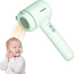 Wireless Hair Dryer for Baby, Small Hair Dryer for Toddlers, Rechargeable Mini Hair Dryer for Baby Butt Skin with 3 Speed Levels, Suitable for 0-3 Years (Green)-image-63