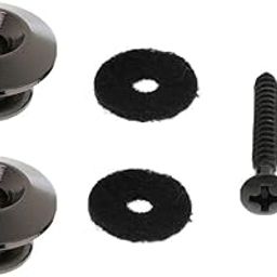 LOOM TREE 2pcs Metal Straplocks Strap Lock Button for Electric Acoustic Guitar Bass Replacements | Straps | Parts & Accessories-image-43