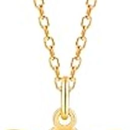 925 Silver Golden Ganapati Silhouette Pendant with Link Chain | Pendant to Gift Men & Women | With Certificate of Authenticity and 925 Stamp | 6 Months Warranty*-18