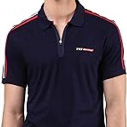 Originals Racing 100% Cotton Mercerised Polo T-Shirt | 180 GSM | Sleek Zipper Placket | Soft Sheen Finish | Lightweight & Durable | Regular Fit | Heat-Sealed Neck | Premium Everyday Wear-image-14