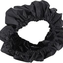 Kids Stroller Wheel Covers, Black Polyester Dustproof Protective Wheel Cover, 4 Pack (L)-28