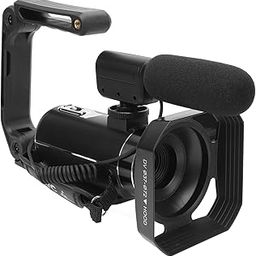 Qiilu 4K Camcorder 56MP HD Vlogging Camera with Touch Screen, Microphone and Stabilizer for Recording-image-29