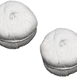 Synthetic Fabric Cricket Bat Handle Thread Rope 2 Roll, White-7