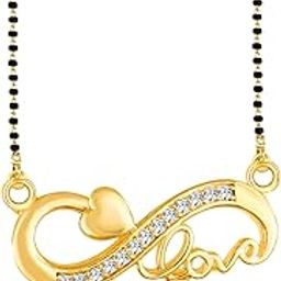 Lovely letter P Gold plated Valentine Latest pendant Alphabet Brass Mangalsutra-image-95
