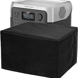 Black Portable Power Station Cover – Durable, Dust & Scratch Proof, Washable Nylon – Fits Most Stations-18