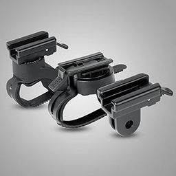 CALANDIS Bike Lamp Holder Mounting Adjustable Flash Light Bicycle Mount 44.5x29mm-image-2
