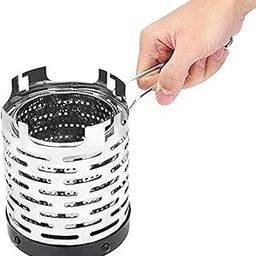 Dilwe Camping Mini Heater, Portable Stainless Steel Tent Heating Cover with Handle and Storage Bag Camping Warm Equipment-image-61