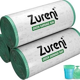 Zureni Garbage Dustbin Bags (Medium, 48 x 53 cm or 19" x 21") Drawstring Anti-drip Trash Waste Basket Bag for Kitchen Office Warehouse Pantry (Green, 3 x 30 Pcs/Roll)-image-14