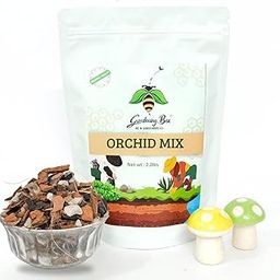 Gardening Bee Orchid Potting Mix for Plants Combo with Sphagnum Moss Grass, 100% Natural and Organic, Ready to use Mixture, Tall Shiny Orchids Pot Media (15 Liters + 250Gm Moss Grass)-image-30