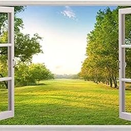 PRINTELLIGENT Vinyl 3D Wall Window Sticker, 135 x 90 cm, Multicolour-image-17