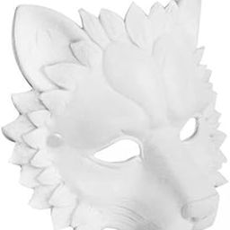 LICHTS® 2xLion Mask Half Face PU Foam Novelty for Adult Carnival Party White|Clothing, Shoes & Accessories | Costumes, Reenactment, Theater | Accessories-19