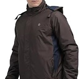 Men's Waterproof Winter Jacket | Reversible & Removable Hood | 99% Water-Resistant | Heavy-Duty Warm Jacket with 4 Pockets-image-95