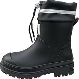 Women Rain Boots Waterproof Anti Slip Rainboots for Outside Traveling Hiking for 35 to 36 EU-image-16