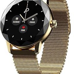 Pebble Vienna 1.27" HD Display, BT Calling Smart Watch for Women, Diamond Cut Design, Female Health Monitoring, Heart Rate Monitoring, Sleep Monitoring, Multipl Sports Mode, 200 mah-30