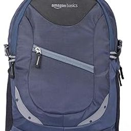 Amazon Basics Laptop Backpack | 15.6 inches | Water Resistant Polyester | Ideal for Office College School Travel (Diagonal)-image-93