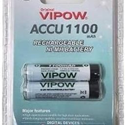 MICROUSB Compatible with VIPOW ACCU 1100Mah AAA 1.2V Ultra Fast Charge Rechargeable Battery(Pack of 2)-69