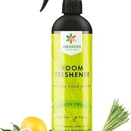 BeeGreen Lemon Fresh Room Freshener Spray – 500ml, Alcohol-Free, Natural & Plant-Based, Long-Lasting Lemongrass Fragrance, Ideal for Home & Office Use.-image-57
