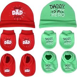 Minku Creations Baby Booties Hand Gloves Cap and Socks Set For New Born Babies & Kids-image-10