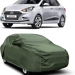AOSIS® 100% Waterproof Car Body Cover Compatible with Hyundai Xcent with Mirror Pocket | 3 Layered Thick Fabric | 100% Rain Proof | Weather Proof | Dust Proof (Olive Green)-picture-21