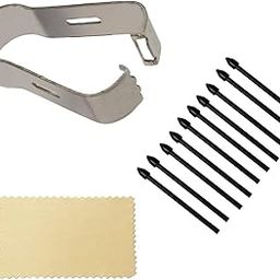(10pcs Pack) Tab s9 Stylus Pen Replacement Hard Nibs,Galaxy tab s9 Ultra Pen Tips Replacement Parts for Samsung Galaxy tab s9,Tab s9 Plus,tab s9 Ultra Version (Black)-20
