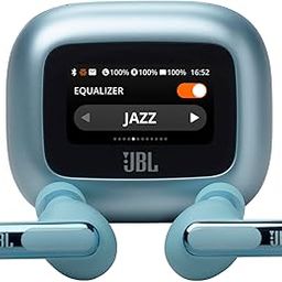 JBL New Launch Live Beam 3,Hi-Res Audio True ANC TWS,Smart Case with Touch Display,48H Playtime,Wireless Charging,6 Mic,Multipoint Connection, Ip55 Proof, in Ear Headphones App, Personi-Fi 3.0 (Blue)-18