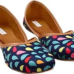 Miraya Punjabi Jutti Mojaris for Women !! Multicolor Jutti with Unique Pattern-image-53