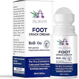 20% Urea Foot Cream Roll On 50ml | For Dry & Cracked Heels | With 2% Lactic Acid, Olive Oil & Vitamin E | Helps Repair and Moisturise Cracked Heels-40