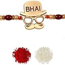 Rakhi With Roli Chawal Packet-image-79