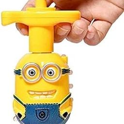 Flashing Plastic Magic Lattoo Top Toy // Toy with LED Lights Music Attractive Toy // Non-Toxic and Safe Spinning Top // Spinning Top Toy for Baby and Toddlers (Pack of 1) (Minion) (4) (1)-30