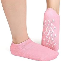 Silicone Spa Gel Moisturizing Socks For Women And Men For Dry Crack Feet Heel Repair Gel Socks Natural Oil And Vitamin E (Multicolor) (1 Pair)-image-22