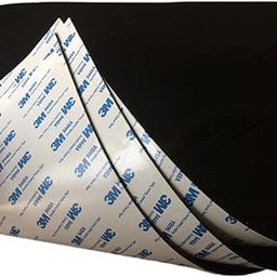Cosyhat XLJP 1Pc 500x500mmx0.5mm Black Silicone Rubber Sheet Self Adhesive High Temperature Mat Thickness 0.5mm-image-64